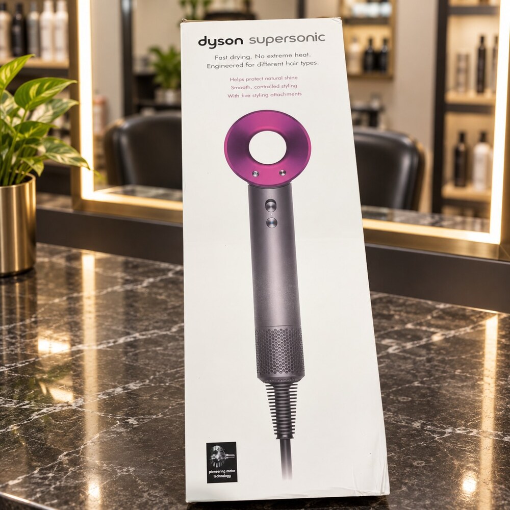 Dyson Supersonic Hair Dryer, New, Pink-Ring Finish